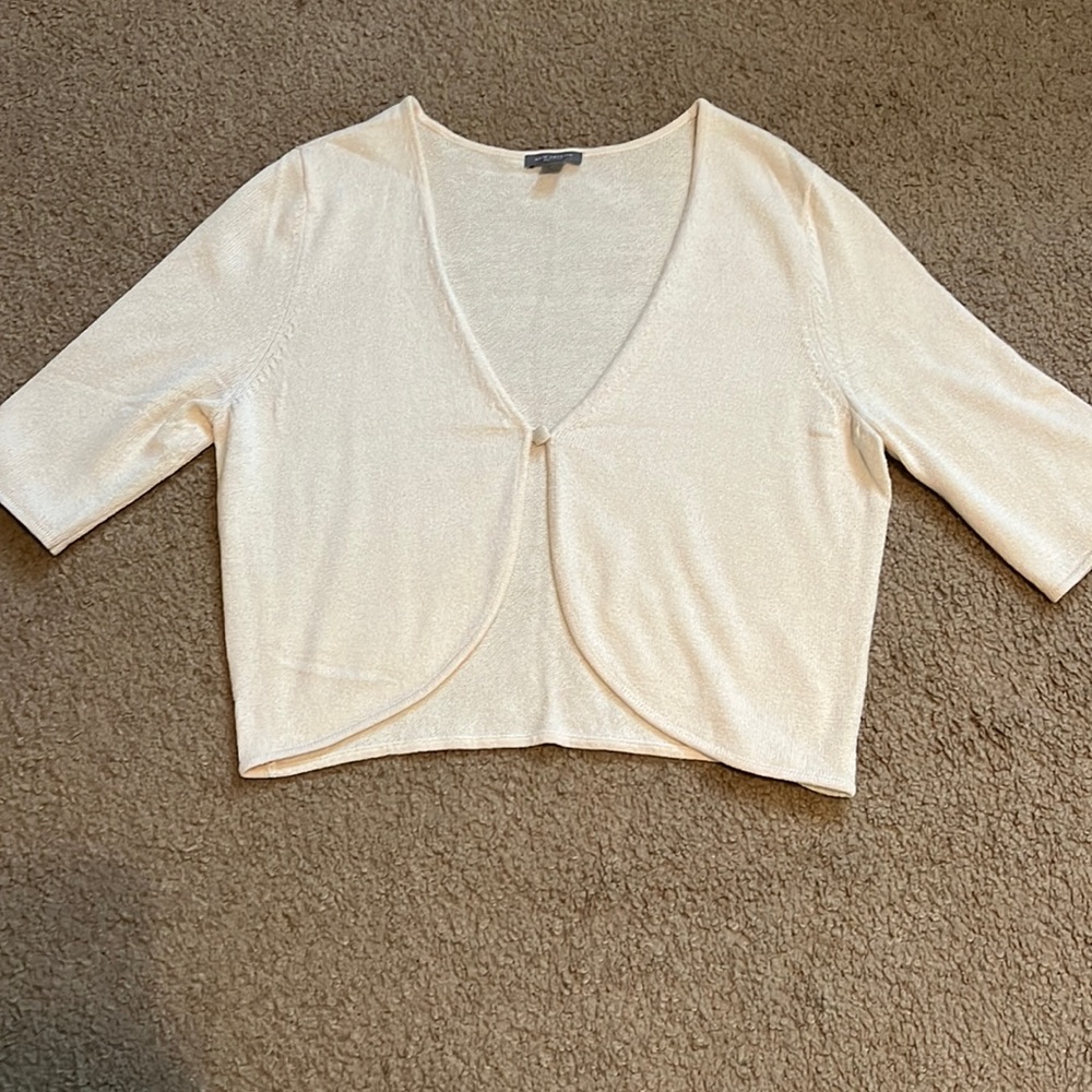 Ann Taylor Cream Cover Up Size MP